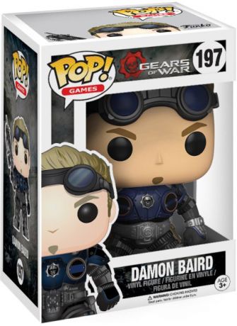 Figurine Funko Pop Gears of War #197 Damon Baird avec Armure