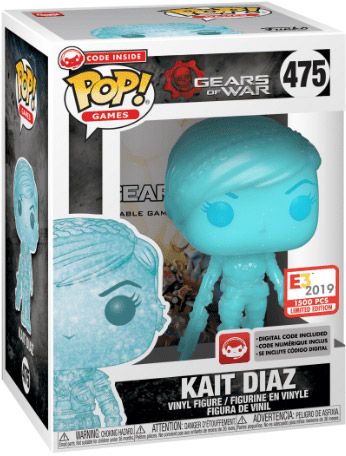 Figurine Funko Pop Gears of War #475 Kait Diaz - Translucide