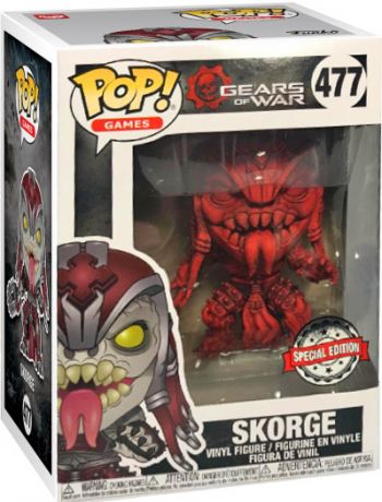 Figurine Funko Pop Gears of War #477 Skorge Rouge