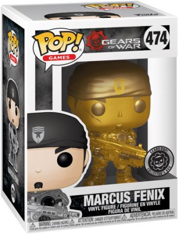 Figurine Funko Pop Gears of War #474 Marcus Fenix - Or