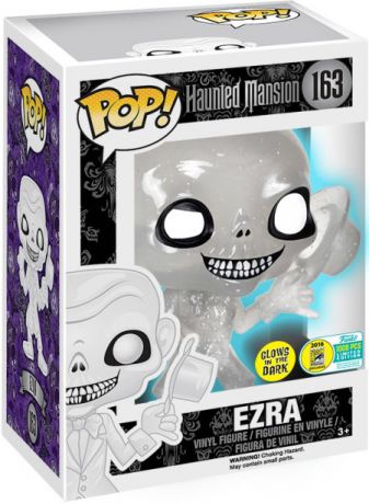 Figurine Funko Pop Le Manoir hanté [Disney] #163 Ezra Blanc - Pailleté & Brillant dans le noir