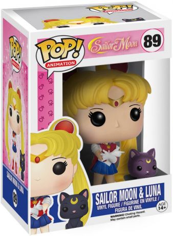 Figurine Funko Pop Sailor Moon #89 Sailor Moon avec Luna