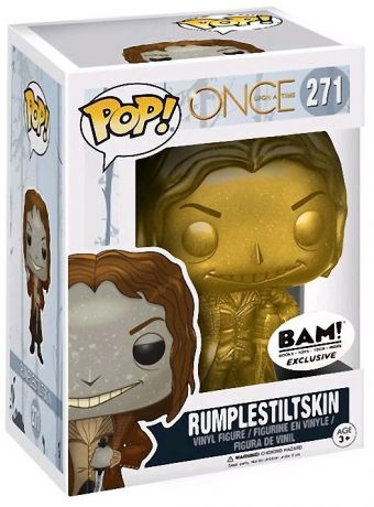 Figurine Funko Pop Once Upon a Time #271 Rumplestiltskin - Métallique Or