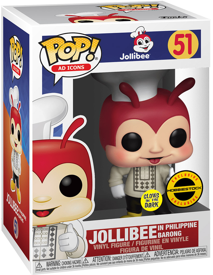 Funko pop ジョリビー Jollibee Barong 51 Funko Pop! Ad Icons Jollibee in Barong #51 Philippine