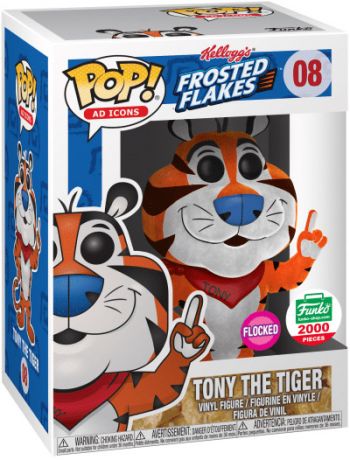 Figurine Funko Pop Icônes de Pub #08 Tony le Tigre - Floqué