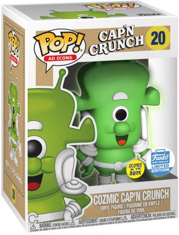 Figurine Funko Pop Icônes de Pub #20 Cozmic Cap'N Crunch - Brillant dans le noir