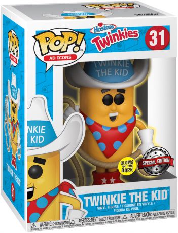 Figurine Funko Pop Icônes de Pub #31 Twinkie l'Enfant Retro - Brillant dans le noir