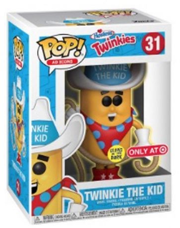 Figurine Funko Pop Icônes de Pub #31 Twinkie l'Enfant Retro - Brillant dans le noir