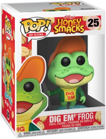 Figurine Funko Pop Icônes de Pub #25 Dig Em' Frog