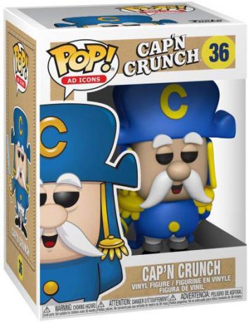 Figurine Funko Pop Icônes de Pub #36 Cap'n Crunch avec Épée 