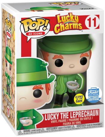 Figurine Funko Pop Icônes de Pub #11 Lutin Chanceux - Brillant dans le noir