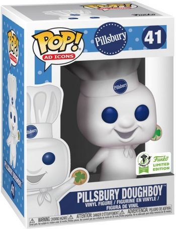 Figurine Funko Pop Icônes de Pub #41 Pillsbury Doughboy avec Trèfle