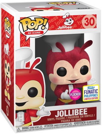 Figurine Funko Pop Icônes de Pub #30 Jollibee - Floqué