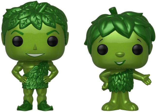 Figurine Funko Pop Icônes de Pub Géant Vert & Sprout - Métallique - 2 Pack 