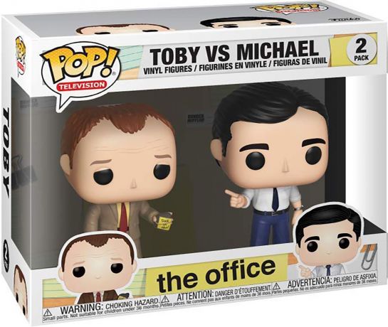 Figurine Funko Pop The Office Toby vs Michael - 2 Pack