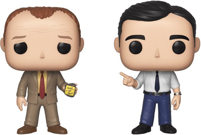 Figurine Funko Pop The Office Toby vs Michael - 2 Pack