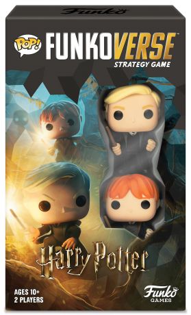 Figurine Funko Pop Harry Potter Funkoverse Ron Weasley & Drago Malfoy - Jeu de Statégie Deux Joueurs