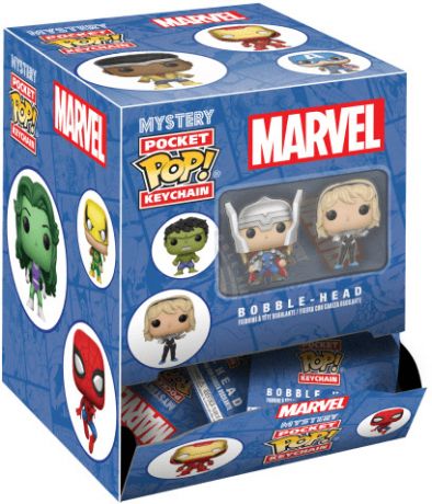 Figurine Funko Pop Marvel Comics Porte-clés Marvel - Pack Surprise