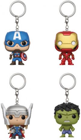 Figurine Funko Pop Marvel Comics Porte-clés Marvel - Pack Surprise