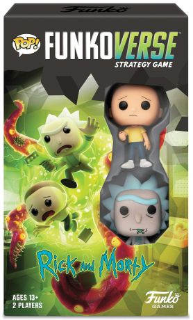 Figurine Funko Pop Rick et Morty Funkoverse Rick & Morty - Jeu de Stratégie 2 Joueurs