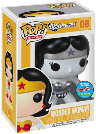 Figurine Funko Pop DC Universe #08 Wonder Woman - Noir et Blanc