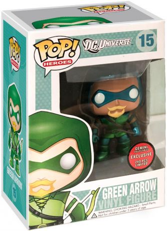 Figurine Funko Pop DC Universe #15 Green Arrow - Métallique