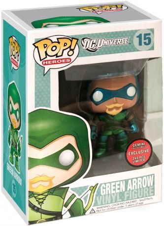 Figurine Funko Pop DC Universe #15 Green Arrow - Métallique