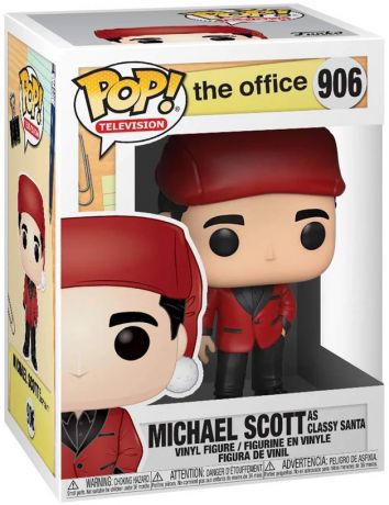 Figurine Funko Pop The Office #906 Michael Scott en Père Noël Chic