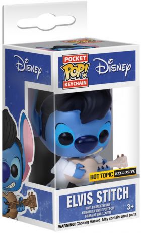 Figurine Funko Pop Disney Stitch as Elvis - Porte-clés