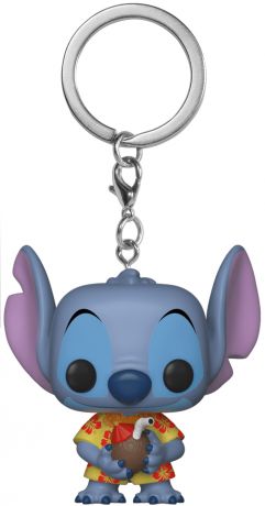 Figurine Funko Pop Lilo et Stitch [Disney] Stitch Aloha - Porte-clés