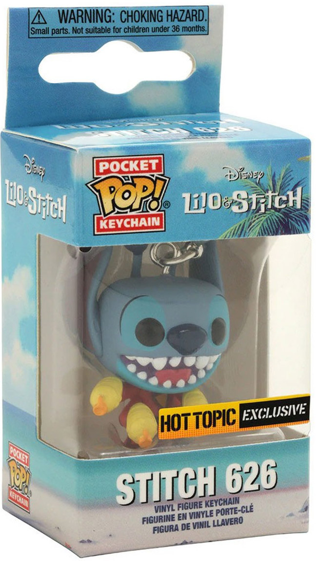 Figurine Pop Lilo et Stitch [Disney] pas cher : Stitch 626 - Porte-clés
