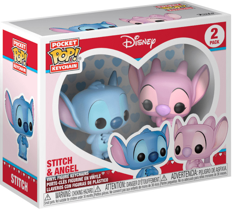 Figurine Pop Disney pas cher : Stitch and Angel - 2 Pack