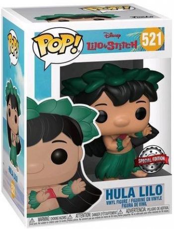 Figurine Funko Pop Lilo et Stitch [Disney] #521 Lilo en Jupe Hula 