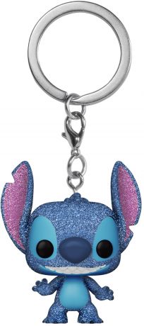 Figurine Funko Pop Lilo et Stitch [Disney] Stitch - Pailleté - Porte-clés