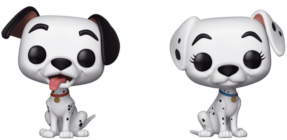 Figurine Funko Pop Les 101 Dalmatiens [Disney] #00 Pongo & Perdita - 2 pack