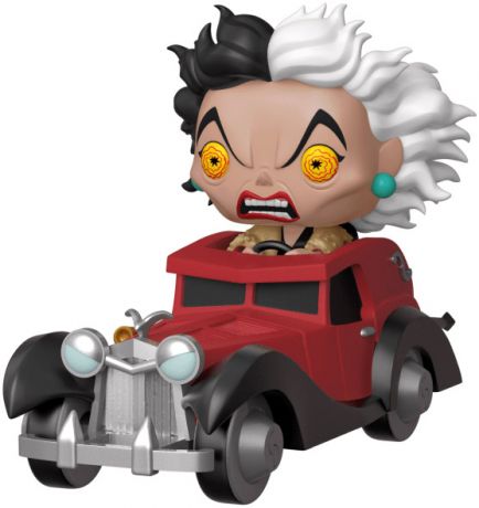 Figurine Funko Pop Les 101 Dalmatiens [Disney] #61 Cruella dans sa Voiture