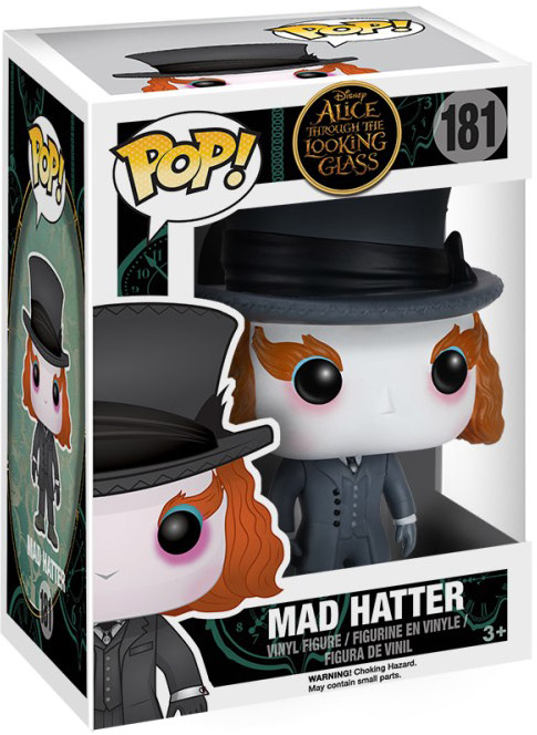 Disney Alice au Pays des Merveilles 70th POP! Movies Chapelier Fou Vinyl Figurine 10cm n°1060