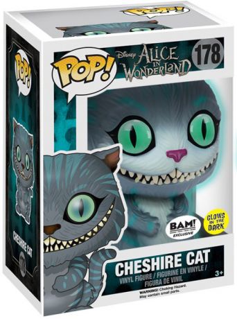 Figurine Funko Pop Alice au Pays des Merveilles [Disney] #178 Chat du Cheshire - Brillant dans le noir