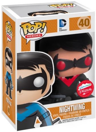 Figurine Funko Pop DC Comics #40 Nightwing avec Costume Rouge et Noir