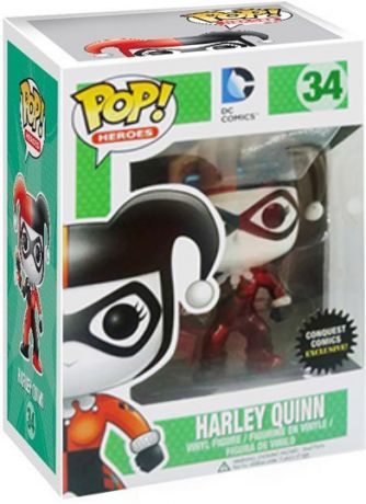 Figurine Funko Pop DC Comics #34 Harley Quinn - Métallique