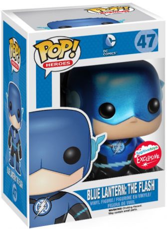 Figurine Funko Pop DC Comics #47 The Flash (Blue Lantern) - Métallique