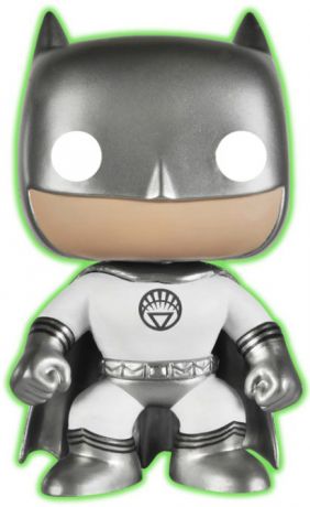 Figurine Funko Pop DC Super-Héros #58 Batman (White Lantern) - Brillant dans le noir