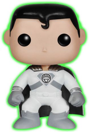 Figurine Funko Pop DC Super-Héros #57 Superman (White Lantern) - Brillant dans le noir