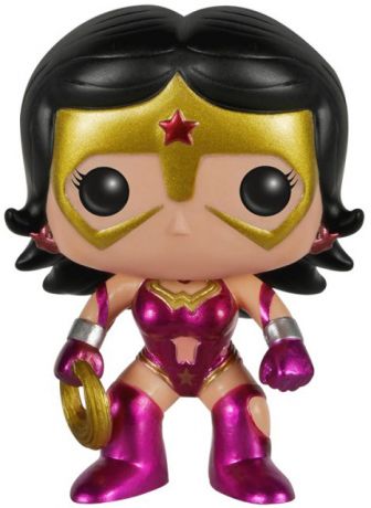 Figurine Funko Pop DC Super-Héros #61 Wonder Woman en Star Sapphire - Métallique