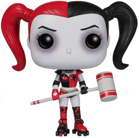 Figurine Funko Pop DC Super-Héros #66 Harley Quinn Roller Derby