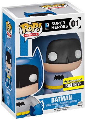 Figurine Funko Pop DC Super-Héros #01 Batman avec Costume Bleu