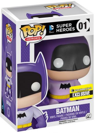 Figurine Funko Pop DC Super-Héros #01 Batman avec Costume Violet