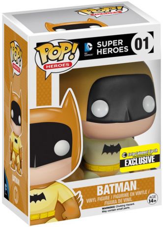 Figurine Funko Pop DC Super-Héros #01 Batman avec Costume Jaune