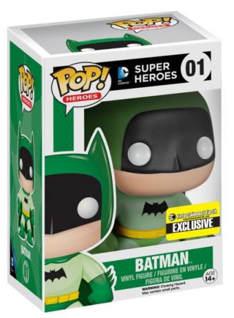Figurine Funko Pop DC Super-Héros #01 Batman avec Costume Vert