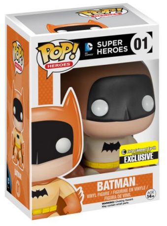 Figurine Funko Pop DC Super-Héros #01 Batman avec Costume Orange